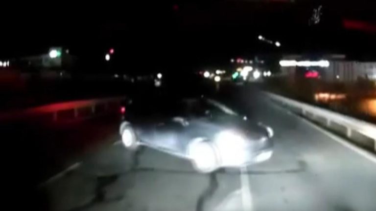 Trafikte dehşet: Kilometrelerce takip ettikten sonra servis otobüsüne çarptı