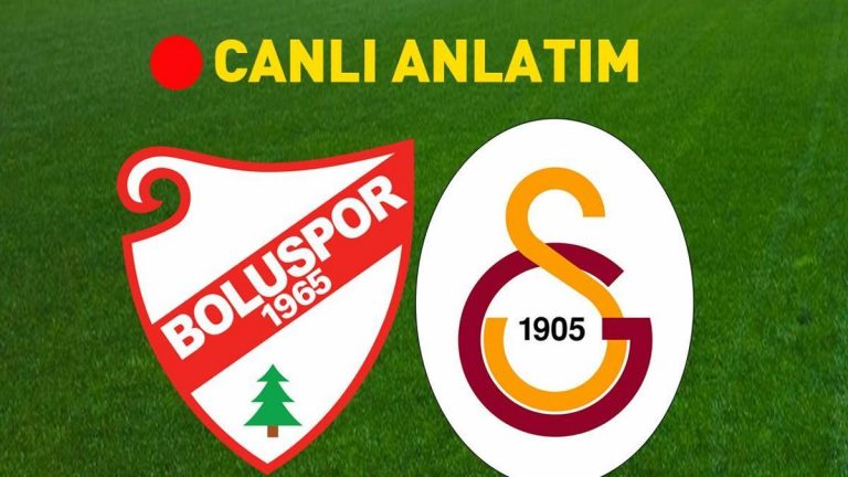 Boluspor – Sports Live’da Galatasaray | Kupanın incelenmesinde aslan
