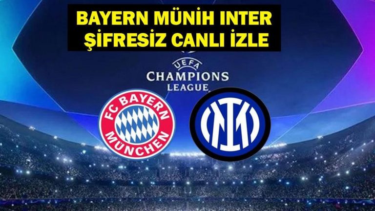 Bayern Münih Inter Watch Live! TRT Sport Bayern Monach Inter Match Live Live Live! TRT Spor Frekans Bilgileri