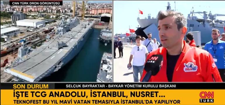 Selçuk Bayraktar Teknofest, Mavi Vatan Hikayesi'ni anlattı
