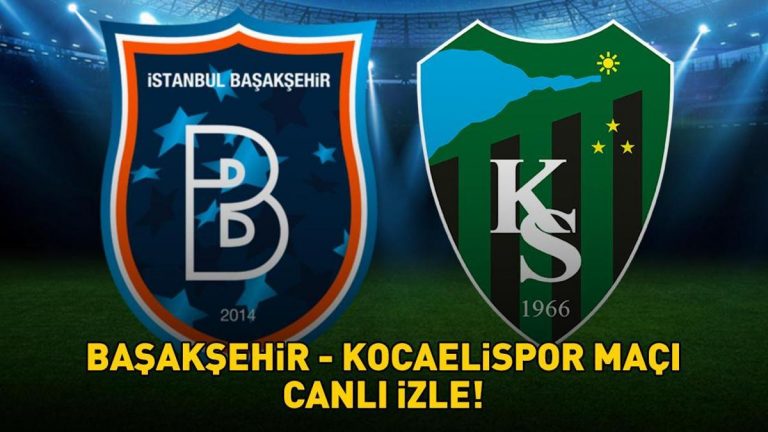 Başakşehir – Kocaelispor maçı BeIN Sports 1 canlı izleme ekranı | BEIN SPORTS 1 BAŞAKŞEHİR – KOCAELİSPOR MAÇI CANLI İZLE – ŞİFRESİZ